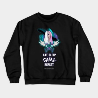 Eat Sleep Game Repeat Crewneck Sweatshirt